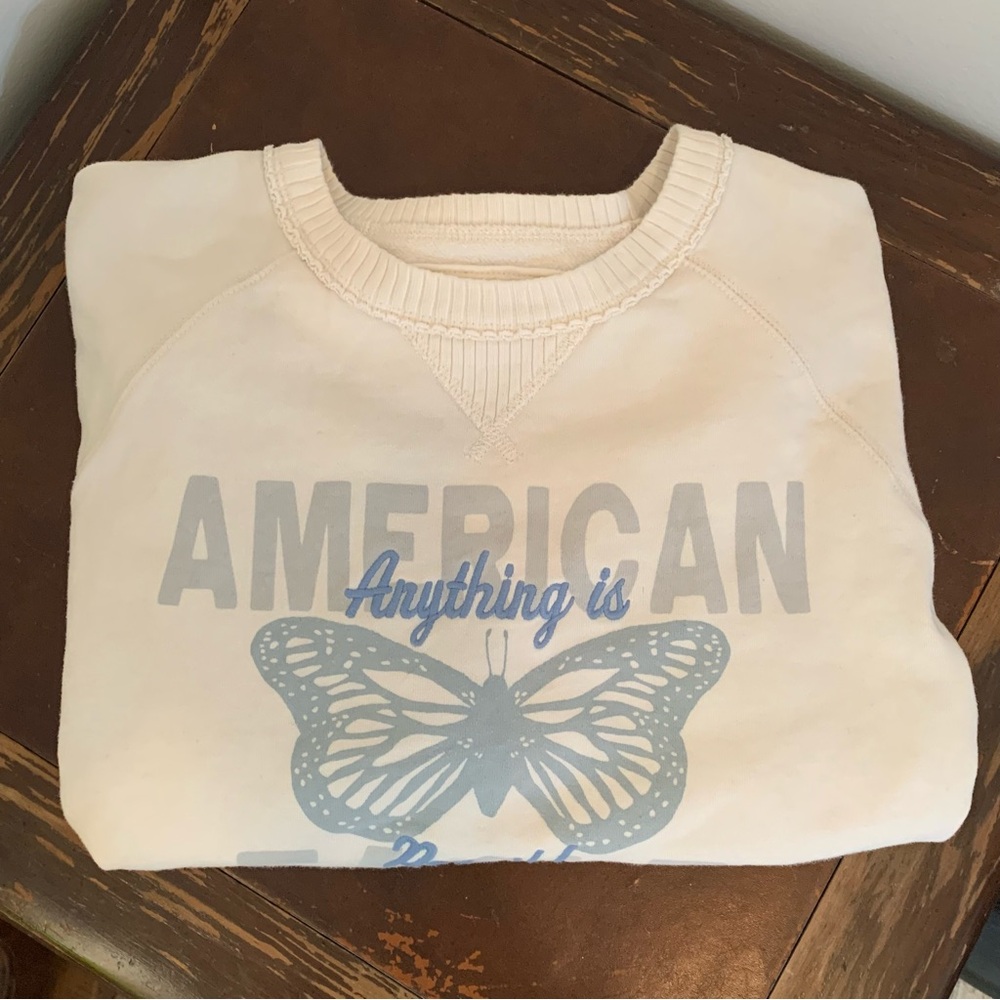 American Eagle Funday Graphic Sweatshirt - Picture 6 of 9